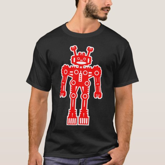 Robot Mk I - (rood) T-shirt (Voorkant)