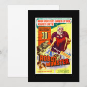 Robot Monster Halloween Horror Sci Fi Ape Buiten S Kaart (Voorkant / Achterkant)