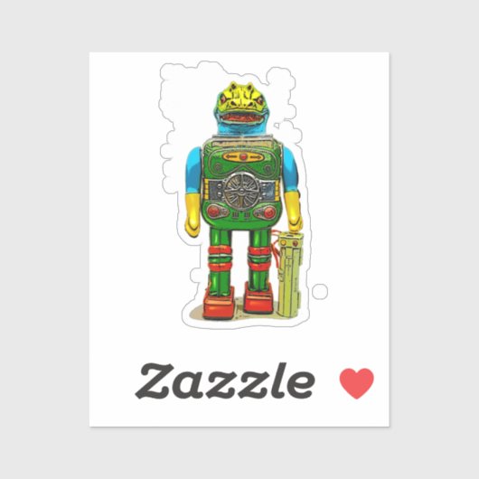 ROBOT MONSTER T-SHIRT STICKER (Vel)