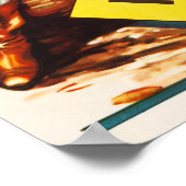 ROBOT MONSTERS VAN MARS Commando Cody Retro Sci Fi Poster (Hoek)