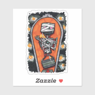 Robot Mummy Monster Sticker