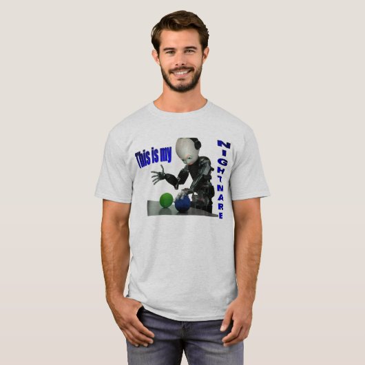 Robot Nightmare T-shirt (Voorkant volledig)