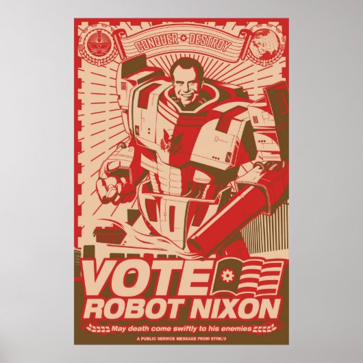 Robot Nixon - All Hail Robot Nixon Poster (Voorkant)