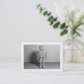 Robot (omrand) visitekaartje (Staand voorkant)
