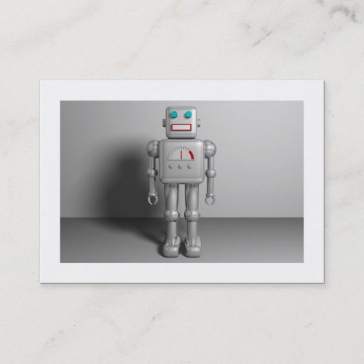 Robot (omrand) visitekaartje (Voorkant)