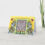 ROBOT OP KIJK NAAR EEN LIEFHARTVERVANGINGSMACHINE KAART (Voorkant)