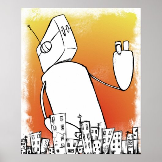 Robot Overlord Poster (Voorkant)