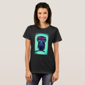 Robot Owl Cute Cybernetic Science Fiction Owl T-shirt (Voorkant volledig)