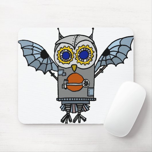 Robot Owl Muismat (Met muis)