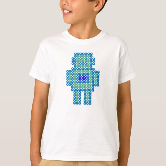 Robot Pattern #78 - PrinterKinderen T-shirt (Voorkant)