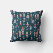 Robot Pattern Dark Kussen (Achterkant)