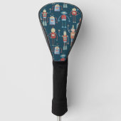 Robot Pattern Retro Golfheadcover (Voorkant)