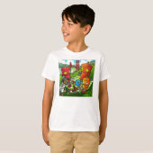 Robot Picnic T-shirt (Voorkant volledig)
