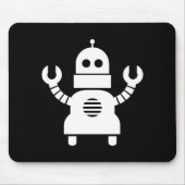 Robot Pictogram Mousepad Muismat (Voorkant)