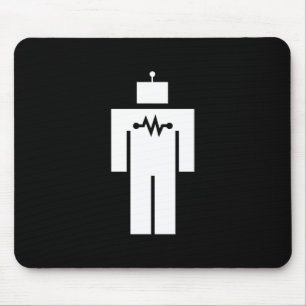 Robot Pictogram Mousepad Muismat