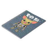 Robot Pig Spiral Foto Notitieboek (Linkerzijde)