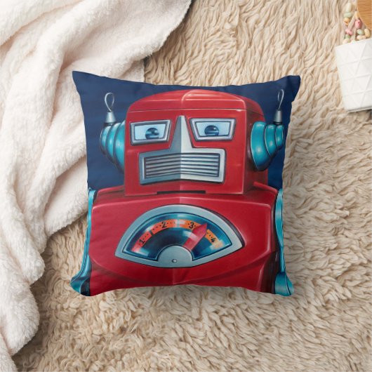 Robot Pillow "On Guard" Kussen (Deken)