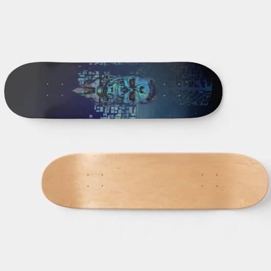 Robot Post Apocalypse End of the World Persoonlijk Skateboard (Horizontaal)