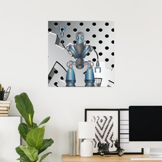 Robot Poster (Thuiskantoor)