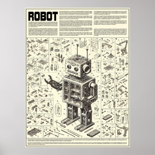 Robot Poster (Voorkant)