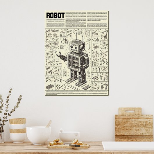 Robot Poster (Keuken)