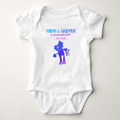 Robot Press & Gripper Baby Bodysuit (Voorkant)