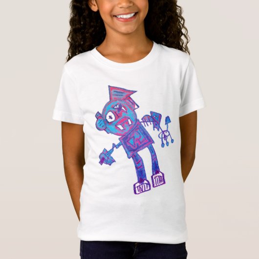 Robot Press & Gripper T-shirt (Voorkant)