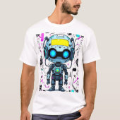 Robot Print T-shirt (Voorkant)
