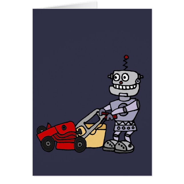 Robot Pushing Lawn Mower (Voorkant)