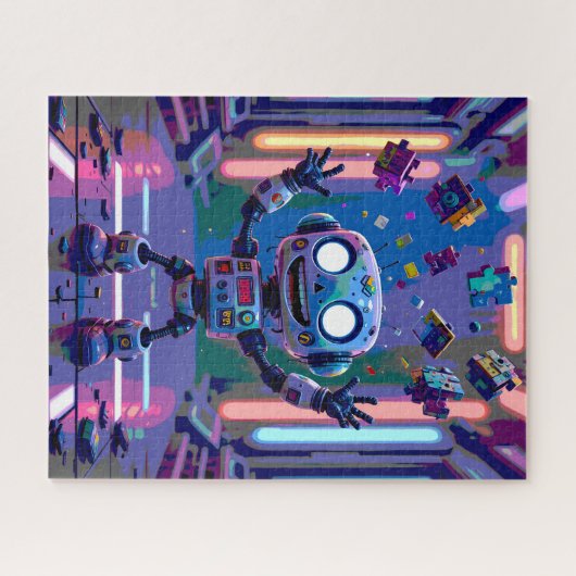 Robot Puzzle Legpuzzel (Horizontaal)