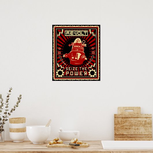 Robot Re-volt Poster (Keuken)