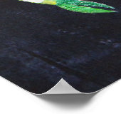 Robot Retro  pop kunst Poster (Hoek)