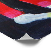 Robot Retro pop kunst Poster (Hoek)