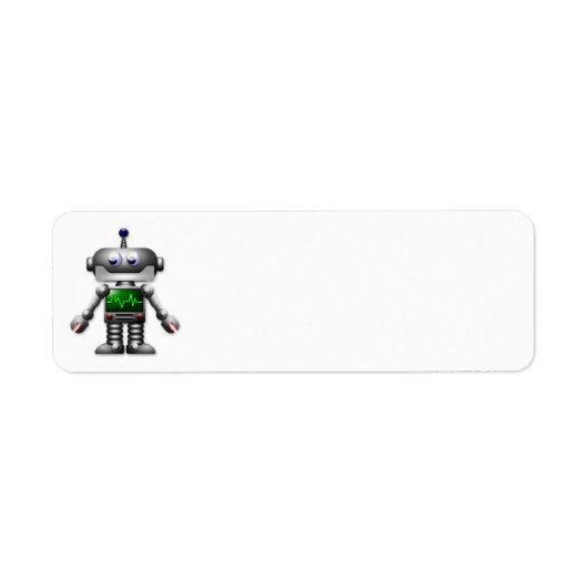 Robot Return Address Labels (Voorkant)