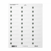 Robot Return Address Labels (Full Sheet)