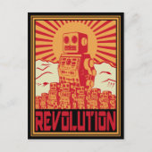 Robot Revolt Briefkaart (Voorkant)