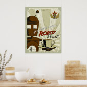 Robot Roast Poster (Keuken)