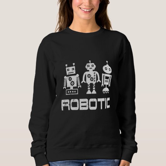 Robot Robotica Ingenieur Ai Technologie Cyborg Mac Trui (Voorkant)