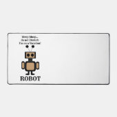 Robot Robotica Technologie Grappig Bureaumat (Voorkant)