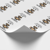 Robot Robotica Technologie Grappig Cadeaupapier (Hoek)