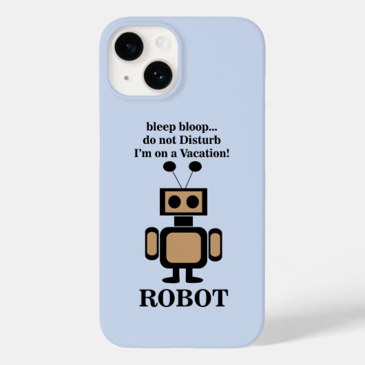 Robot Robotica Technologie Grappig Case-Mate iPhone Case (Achterkant)