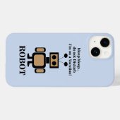 Robot Robotica Technologie Grappig Case-Mate iPhone Case (Achterkant (horizontaal))