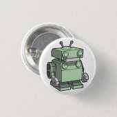 Robot Ronde Button 3,2 Cm (Voorkant /achterkant)