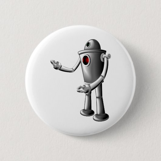 Robot Ronde Button 5,7 Cm (Voorkant)