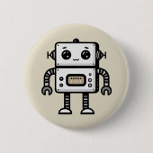 Robot Ronde Button 5,7 Cm (Voorkant)