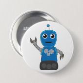 Robot Ronde Button 7,6 Cm (Voorkant /achterkant)