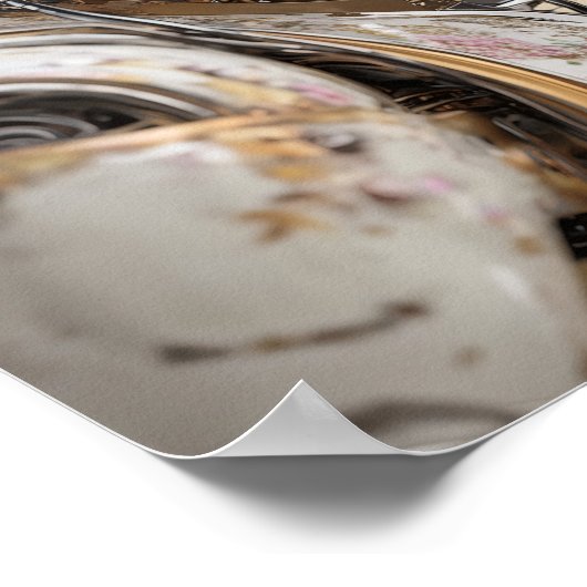 Robot & Roos Solarpunk Poster (Hoek)