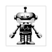 Robot Rubberstempel (Afrduk)