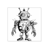 Robot Rubberstempel (Afrduk)