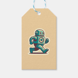 Robot Runner Cadeaulabel
